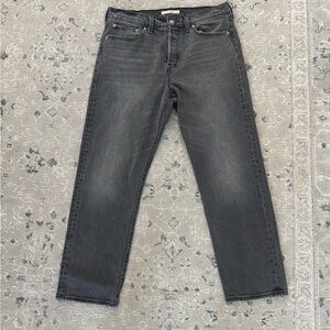 Classic Black Straight Leg Women's Jeans